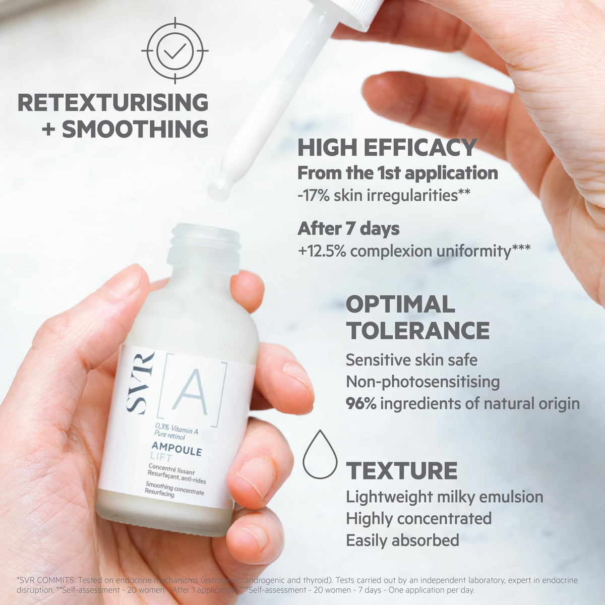 SVR A Ampoule Lift Serum 30 ml | Ultra-Concentrated Retinol Serum for Smoother, Youthful Skin-3