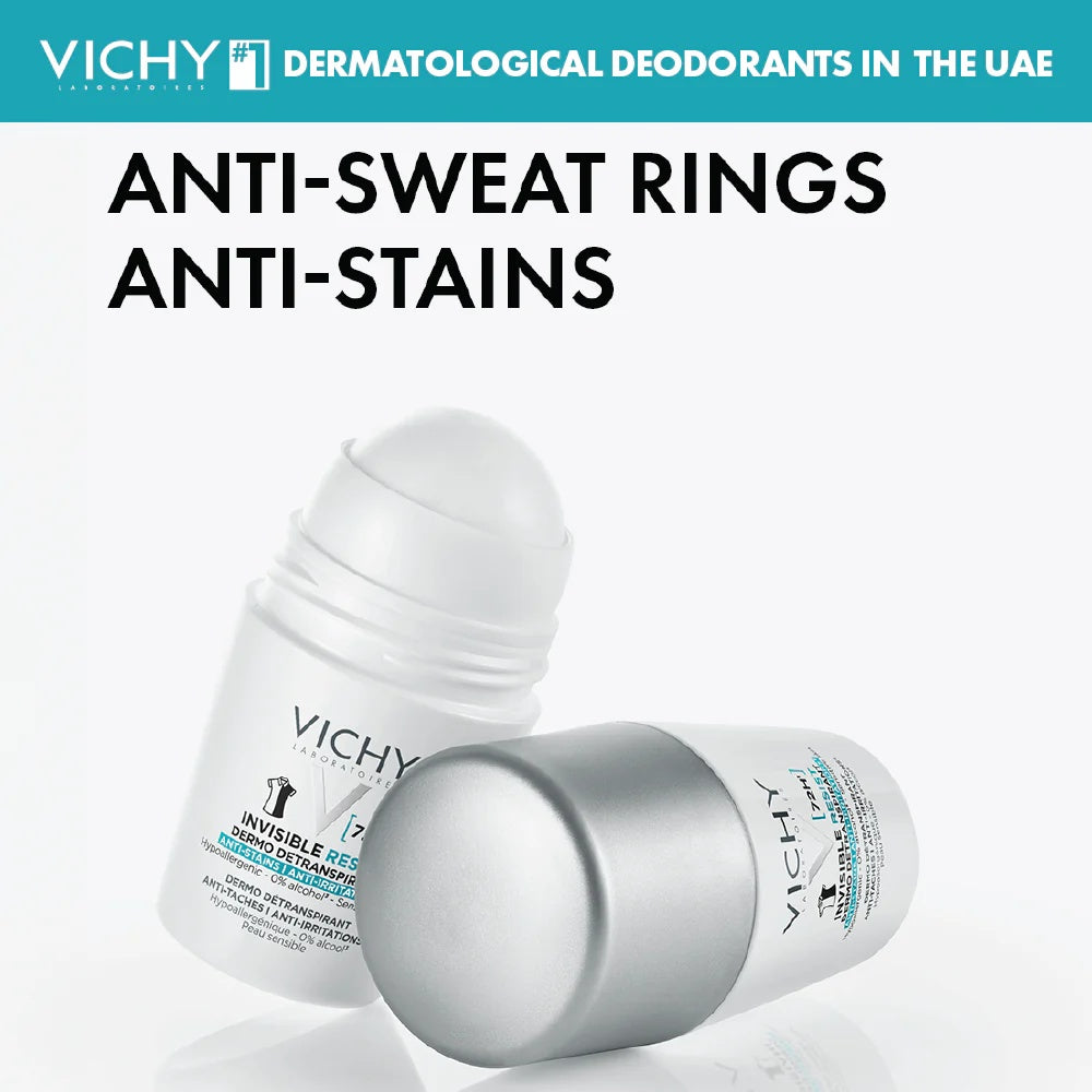 Vichy 72H Invisible Resist Dermo Deodorant for Women - 50ml.-2
