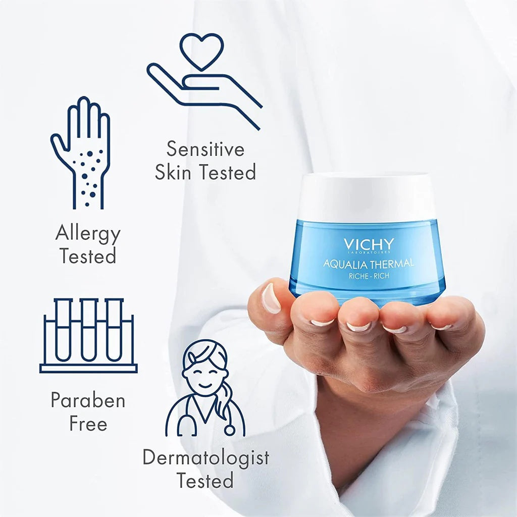 Vichy Aqualia Thermal Rich Cream 50ml – Intense Hydration for Dry Skin-5