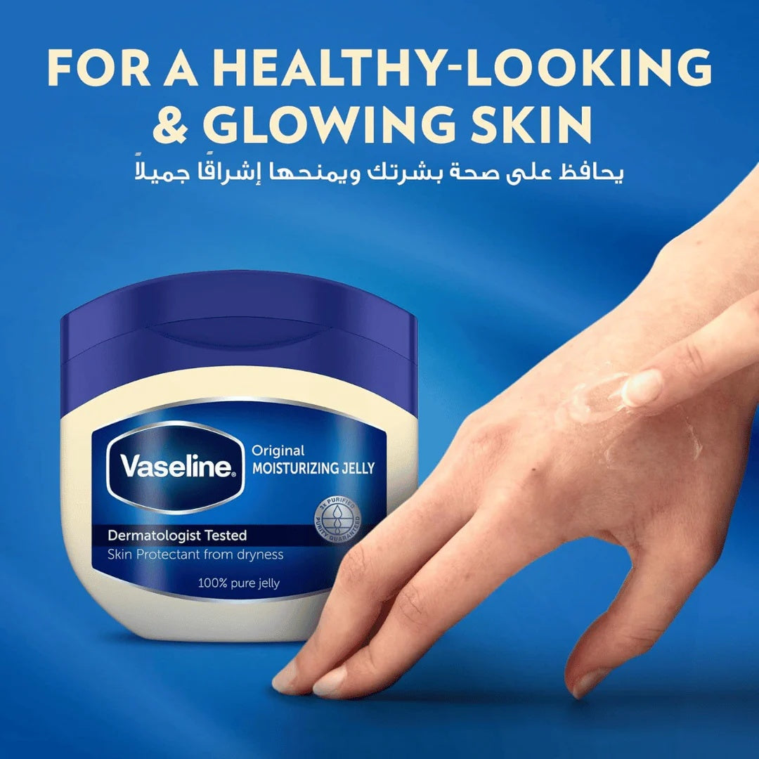 Vaseline Petroleum Jelly Original  – Dry Skin & Eczema Relief-4