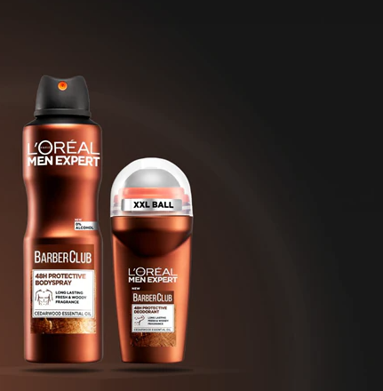 L'Oreal Men Expert Barber Club Deodorant Roll-On 50ml – 48H Freshness with Woody Scent-4