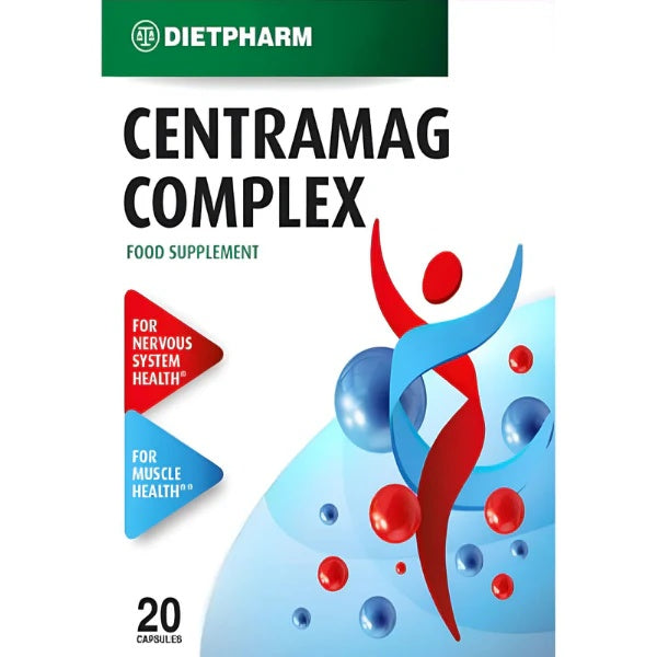 Centramag Complex Magnesium Supplement – 20 Capsules-1