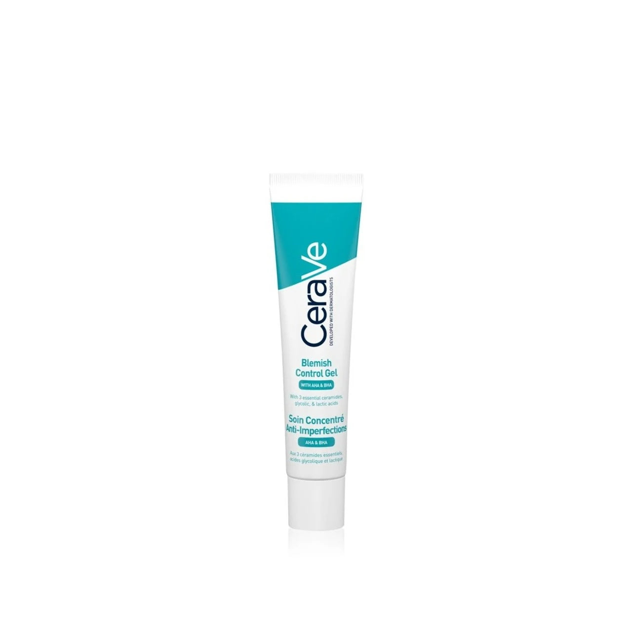 CeraVe Blemish Control Gel with Glycolic Acid and Lactic Acid 40ml | Acne Treatment Gel for Clear Skin-1