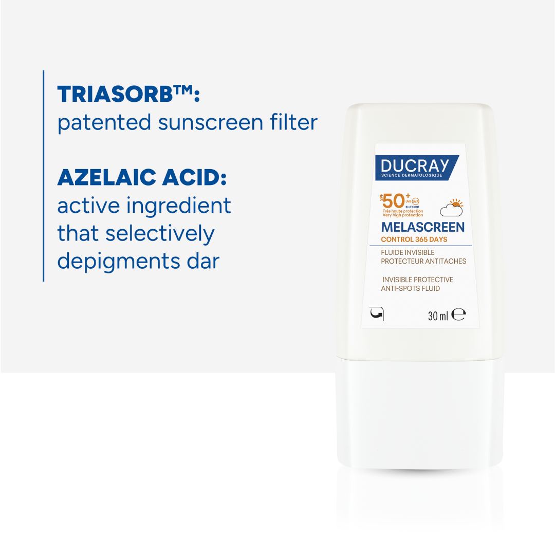 Ducray Melascreen SPF50+ Protective Anti-stain Fluid Invisible for pigmented skin 30ml
