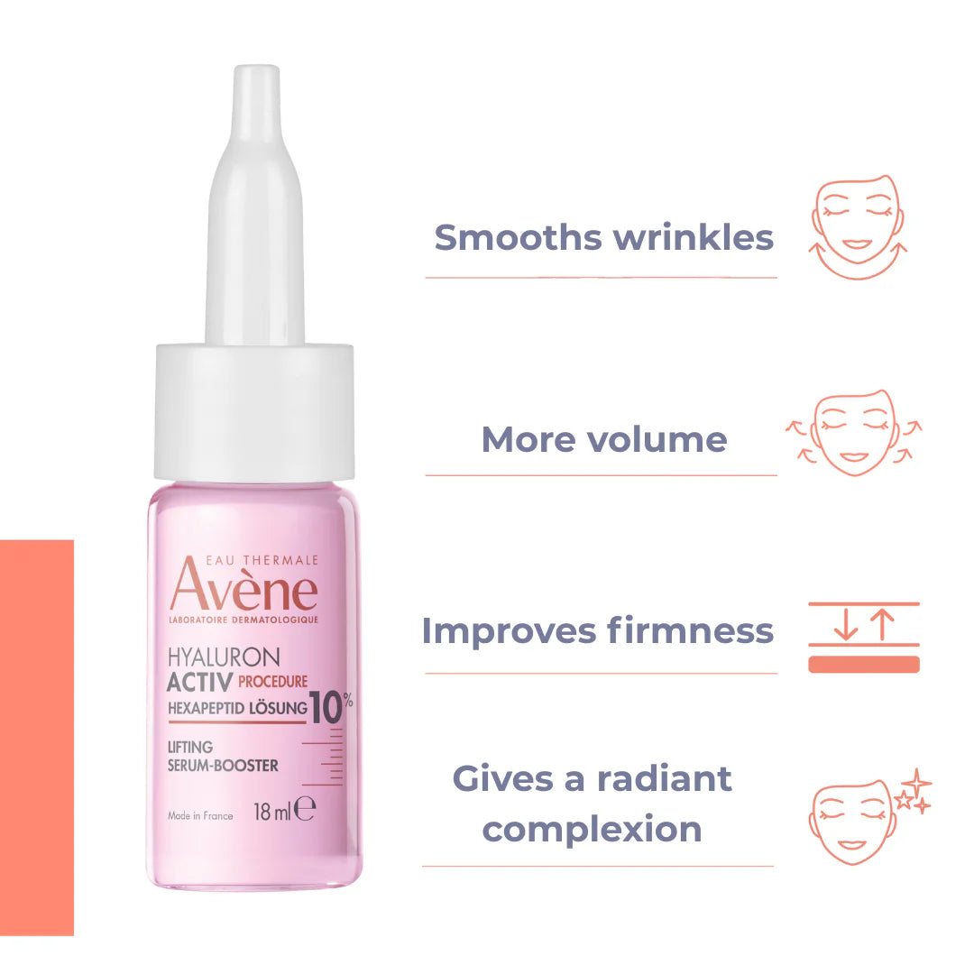 Avene Hyaluron Activ Procedure Hexapeptide Solution 10% Tightening Serum 18ml