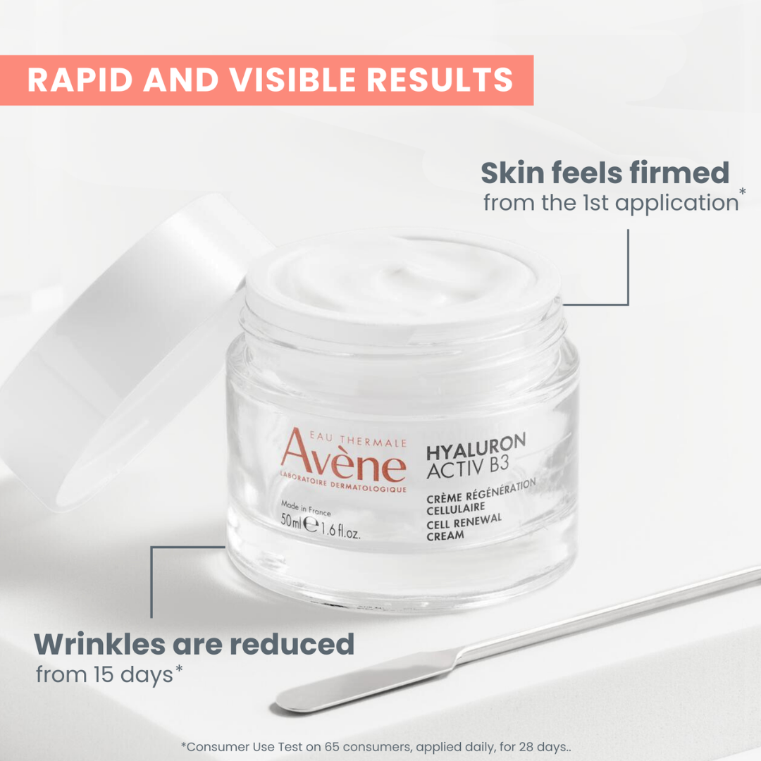 Avene Hyaluron Activ B3 Plumping Serum 30ml + Avene Hyaluron Activ B3 Cell Renewal Cream 7ml Get Free – Plumping & Hydration Set