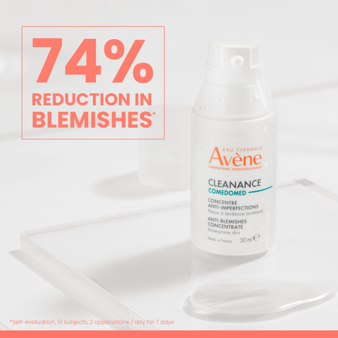 Avene Cleanance Comedomed Anti-Blemish Concentrate 30ml + Avene Cleanance Cleansing Gel 15ml Get 2 Free – Anti-Blemish Care Set