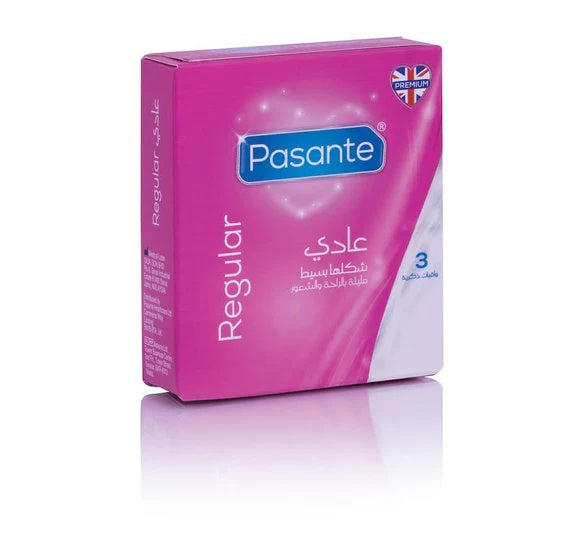 Pasante Regular Condoms 3-Pack or 12-Pack-1