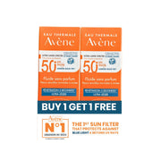 Avene Very High Sun Protection SPF 50  Fluid for Combination to Oily Skin 50ML - Matte Finish UV Defense Buy 1 Get 1 Free-1