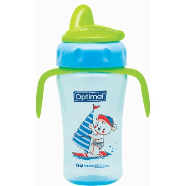 OPTIMAL P.P SILICONE SPOUT CUP WITH HANDLE-3