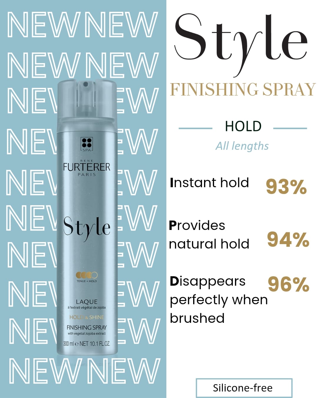 Rene Furterer Style Hair Spray with Jojoba Plant Extract – Finishing Spray 100ml-2