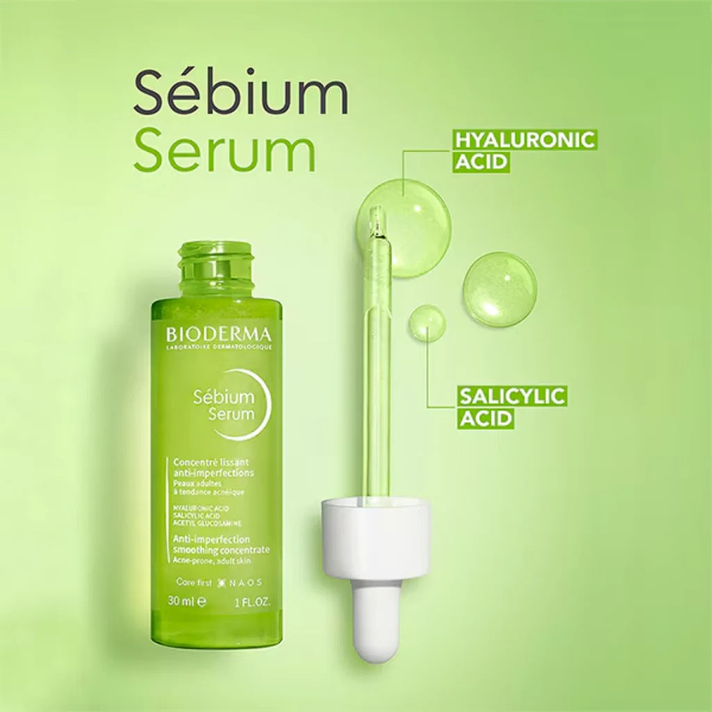Bioderma Sebium Serum 30ml For Oily and Acne-prone Skin.-4