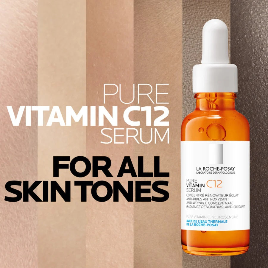 La Roche-Posay Pure Vitamin C 12 Anti-Wrinkle Serum 30ml | Brightening and Anti-Aging Vitamin C Serum-4