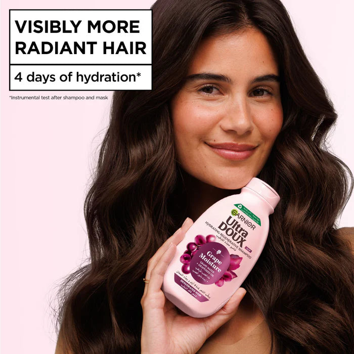 Garnier Ultra Doux Grape Moisture Shampoo Hydrating Shine Boost