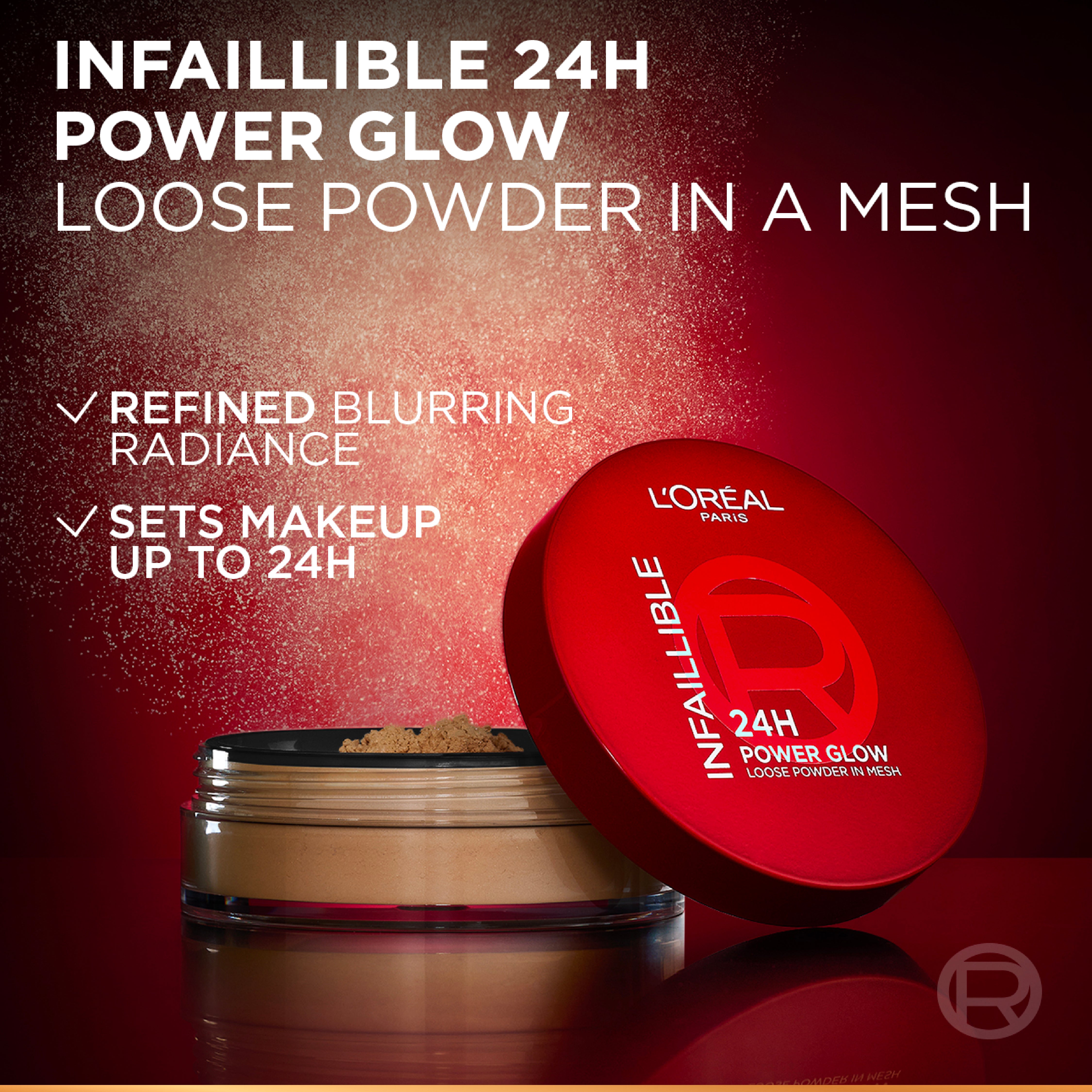 L’Oreal Paris Infaillible 24H Power Glow Loose Powder Radiant Pore Blurring Finish