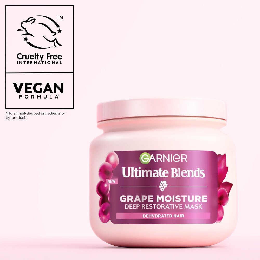 Garnier Ultra Doux Grape Moisture Hair Mask Deep Hydration and Shine Care