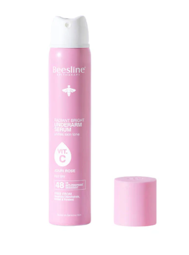 Beesline Radiant Bright Underarm Deodorant Serum with Vitamin C – 48-Hour Antiperspirant & Skin Brightening Spray, 150ml (2)-2