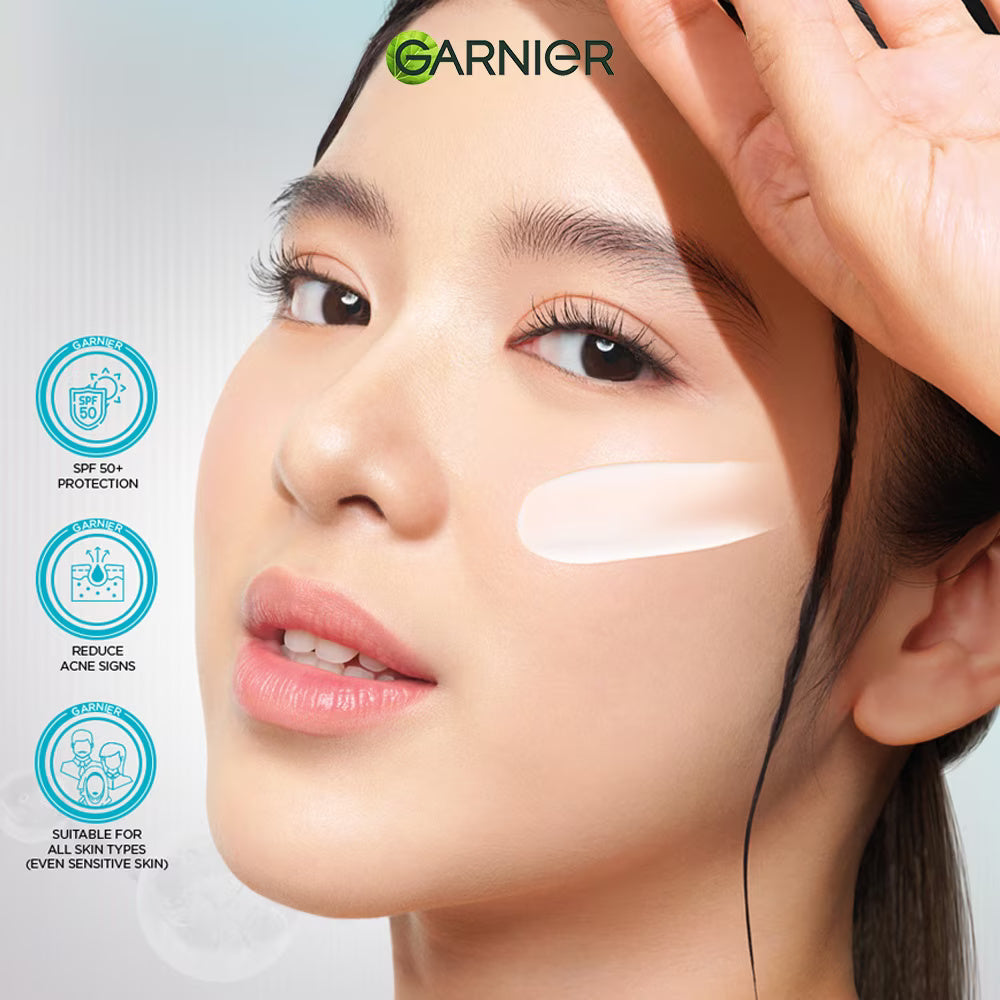 Garnier Super UV Anti-Acne Serum Sunscreen SPF50+ 30ml – Lightweight Daily Protection-4