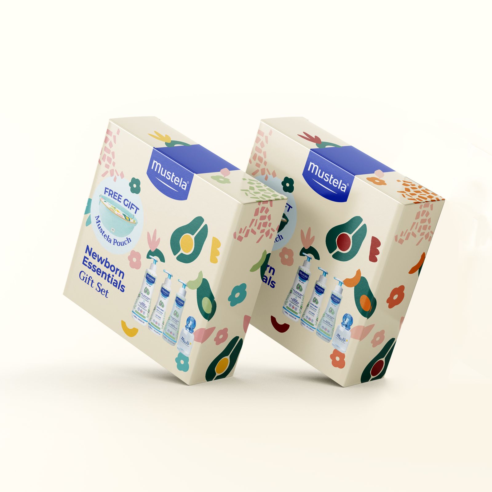 Mustela Newborn Essentials Gift Set with Free Pastel Belt Bag-3