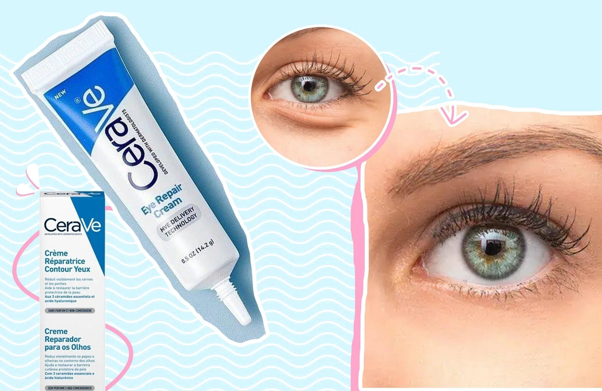 CeraVe Eye Repair Cream, Crème Réparatrice Contour Yeux-5
