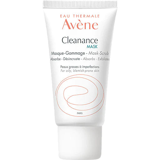 Avene Cleanance Mask Scrub 50ML - Dual-Action Mask and Scrub for Oily, Acne-Prone Skin-1