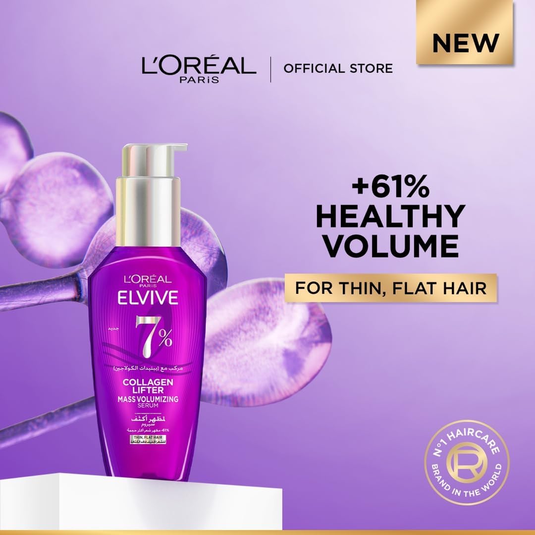 L’Oreal Paris Elvive Glycolic Gloss 7% Collagen Filler Serum 100 ml
