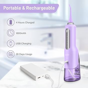 Sejoy Cordless Water Flosser Rechargeable Portable Oral Irrigator