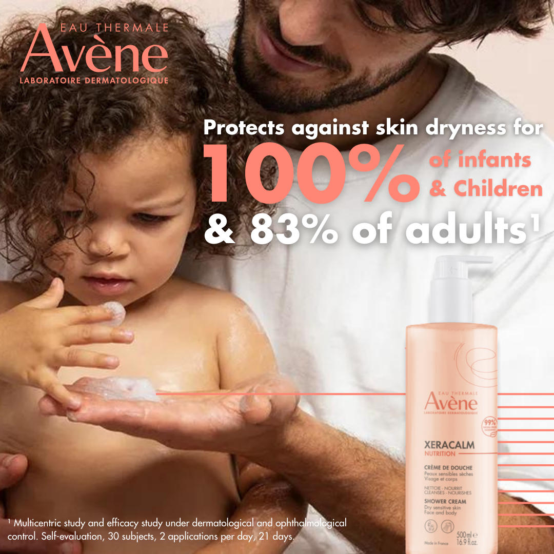 Avene Xeracalm Nutrition Creme Nettoyant Shower Cream 400ML - Gentle Cleansing for Dry and Sensitive Skin-5