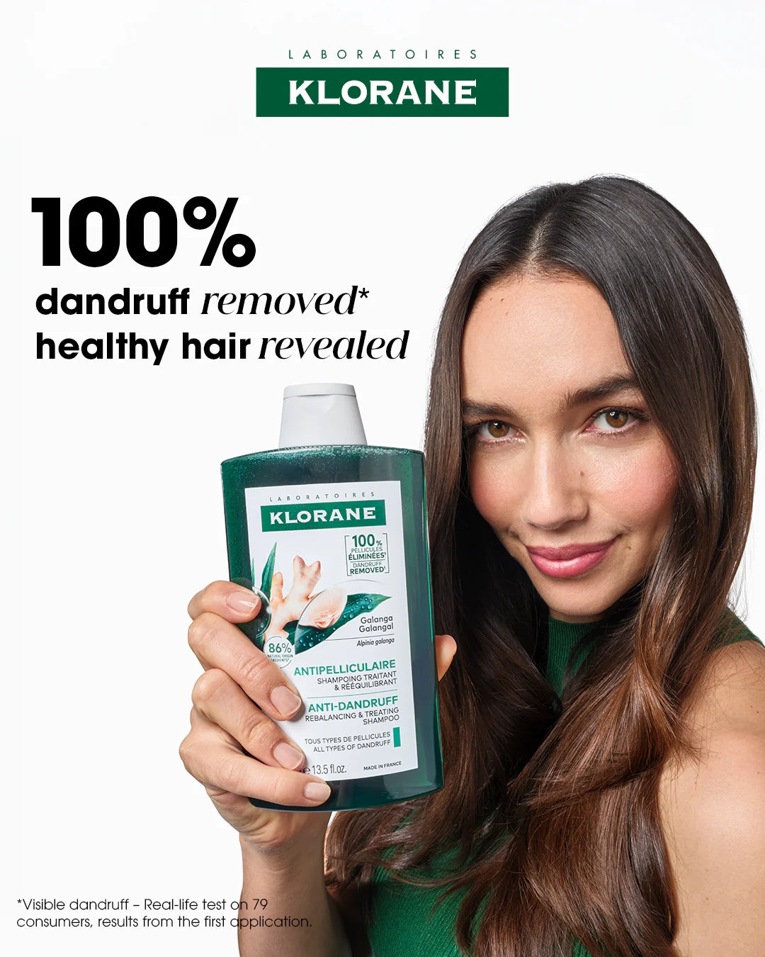 Klorane Anti-Dandruff Treatment and Rebalancing Shampoo with Galangal 200ml-5