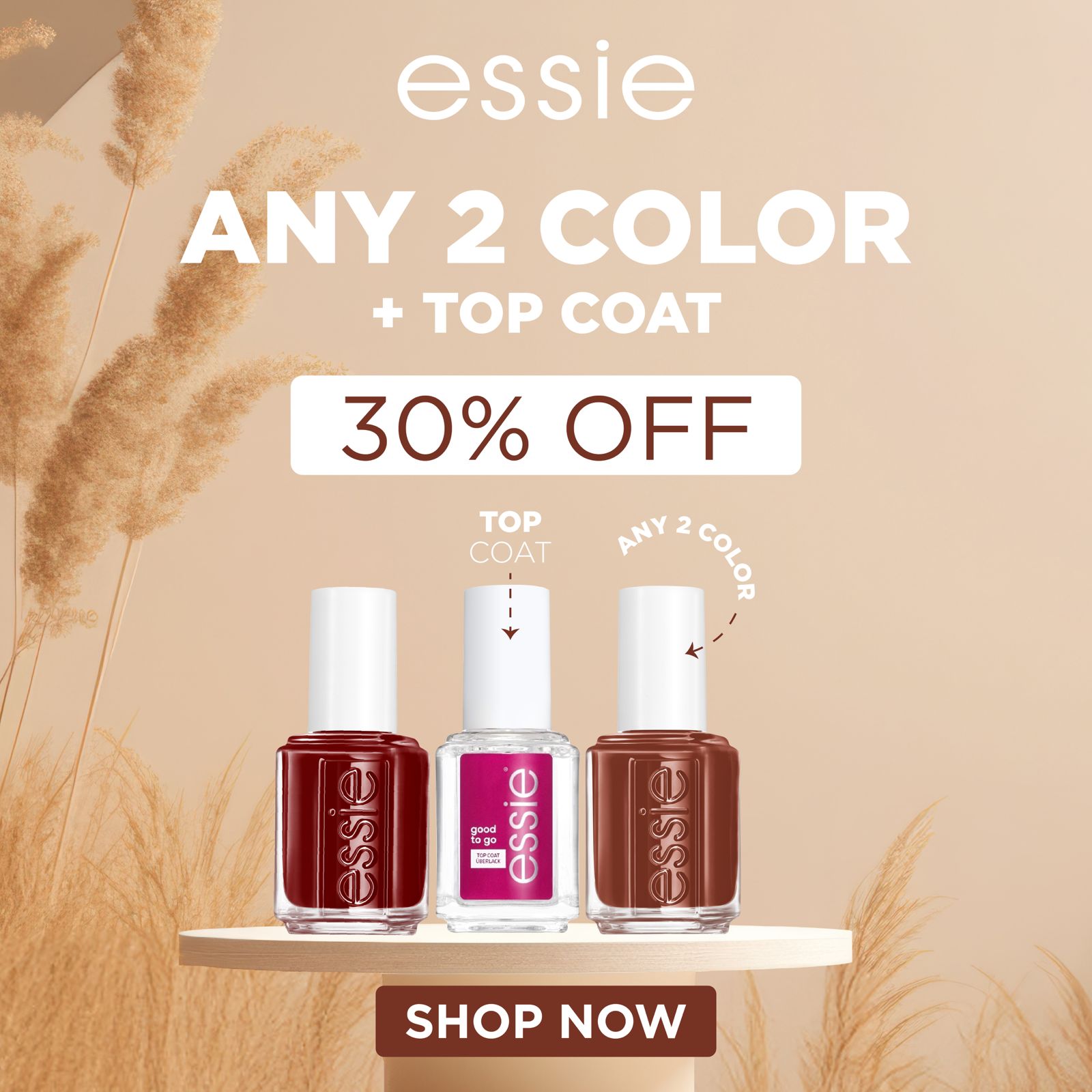 Essie Nail Polish Bundle – Get Any 2 Colors + Top Coat Get 30% Off-2
