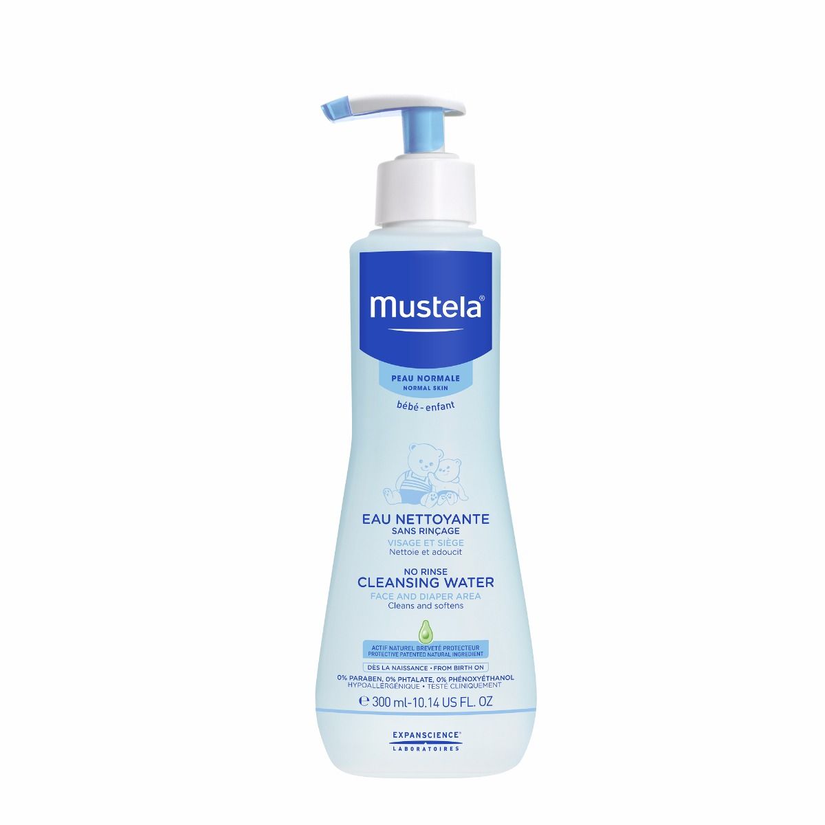 Mustela No Rinse Cleansing Water Micellar Water-Based Cleanser - 300ml-1