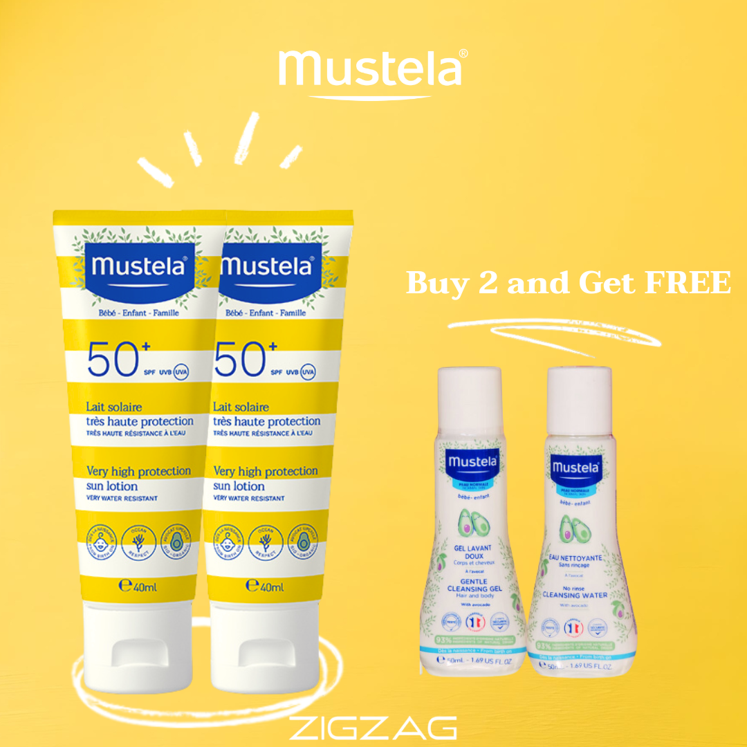 Mustela Very High Protection Sun Lotion  SPF 50  Buy 2 Get Free-1