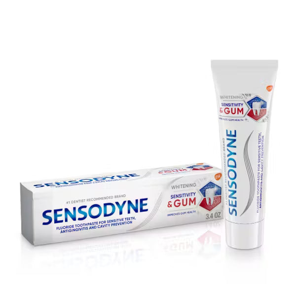 Sensodyne Sensitivity & Gum Whitening Toothpaste - Relief from Tooth Sensitivity and Gum Care-1