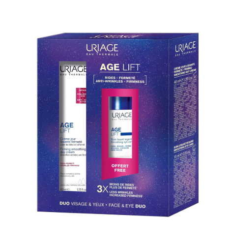 Uriage Age Lift Face & Eye Duo Set – Anti-Aging Firming & Smoothing Day Cream & Eye Care-1