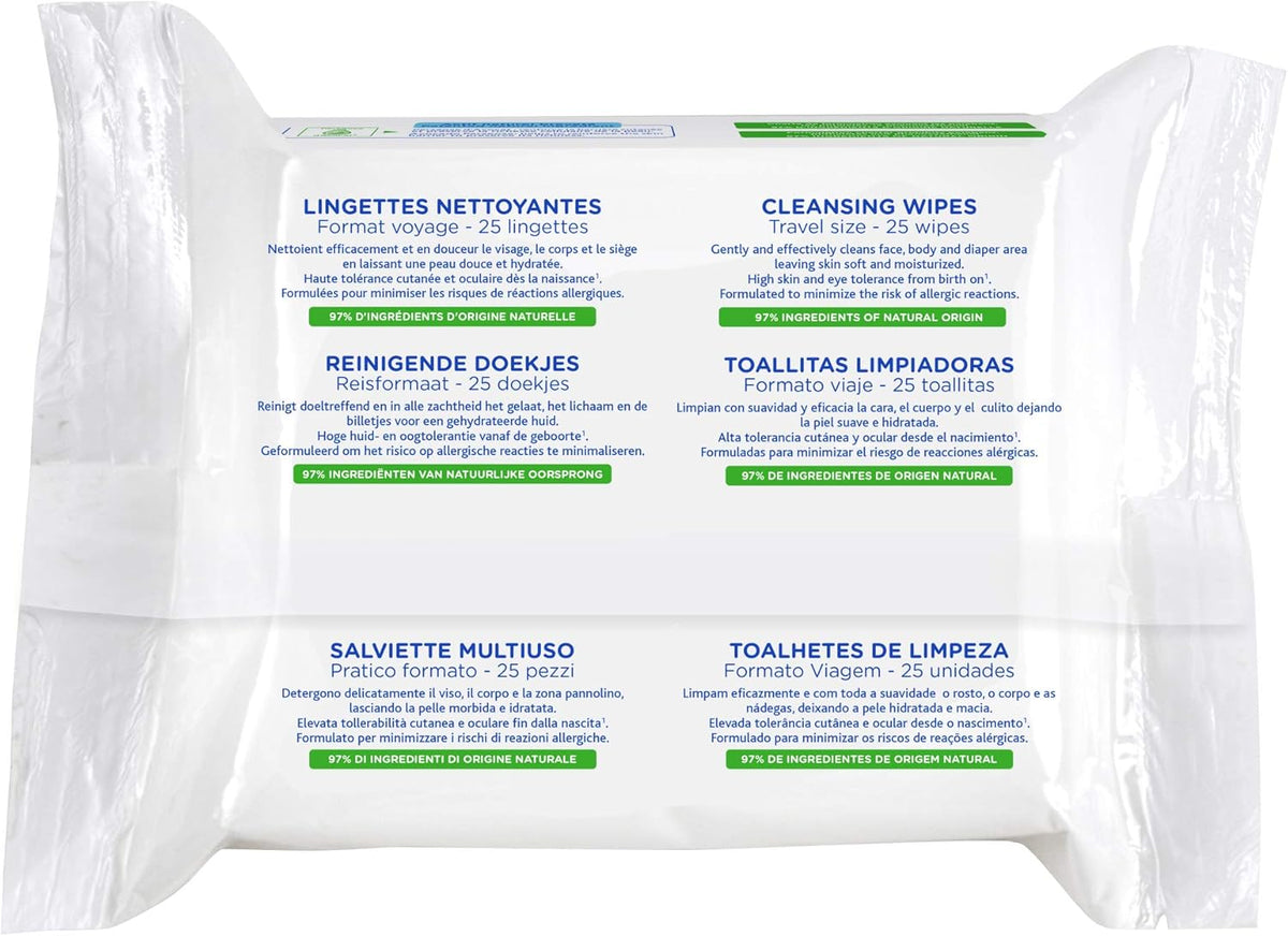 Mustela Cleansing Wipes 25 Wipes-2