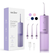 Sejoy Cordless Water Flosser Rechargeable Portable Oral Irrigator