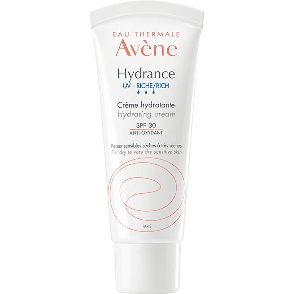 Avene Hydrance UV Rich Hydrating Cream SPF 30 - Intense Moisturization with Sun Protection for Sensitive Skin-1