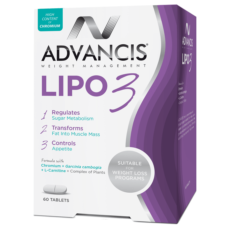 Advancis Lipo 3 – Appetite Control and Fat-to-Muscle Conversion with Garcinia and L-Carnitine-1