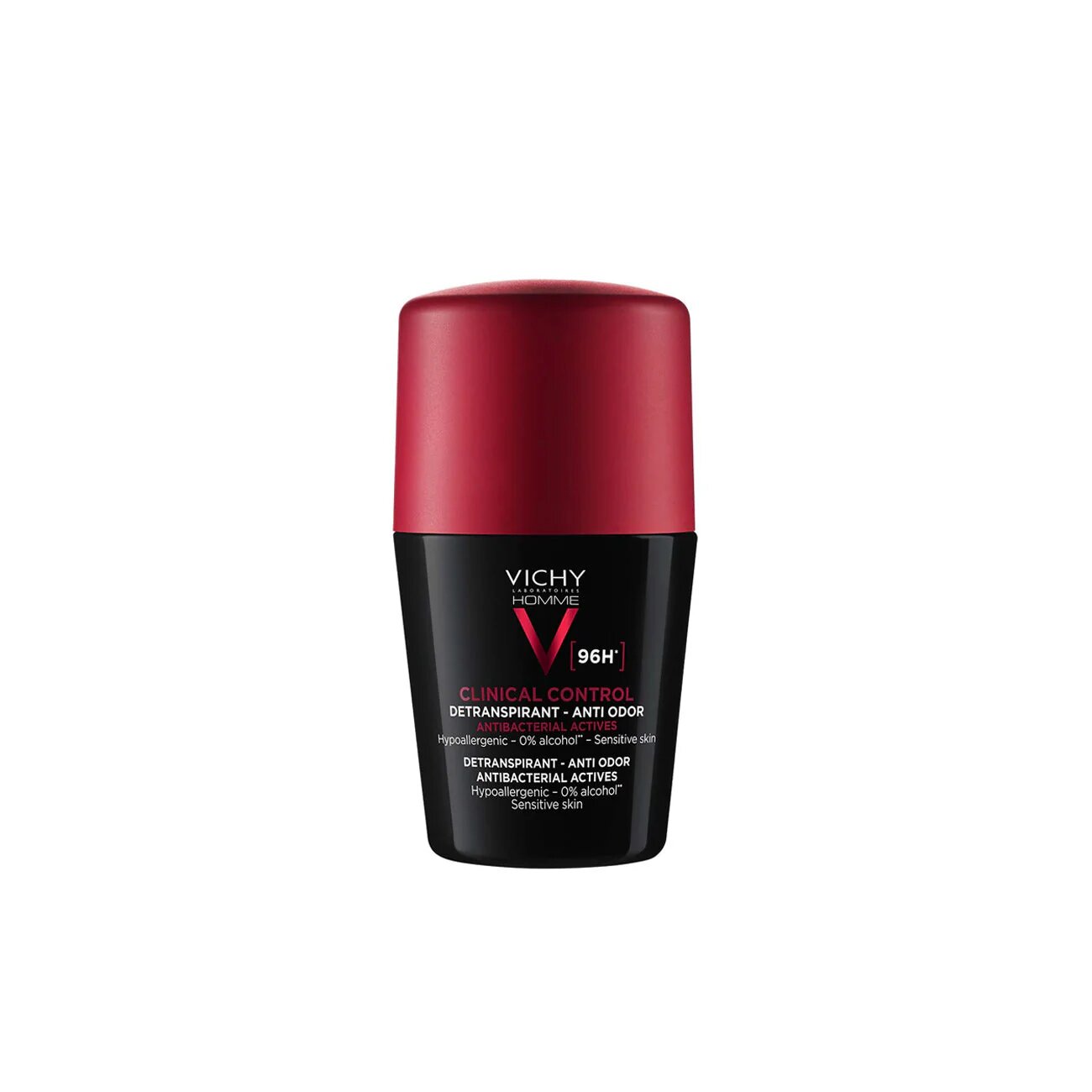 Vichy Deodorant For Men Clinical Control 96 Hour Roll On Total Protection Against Odour - 50ml-1