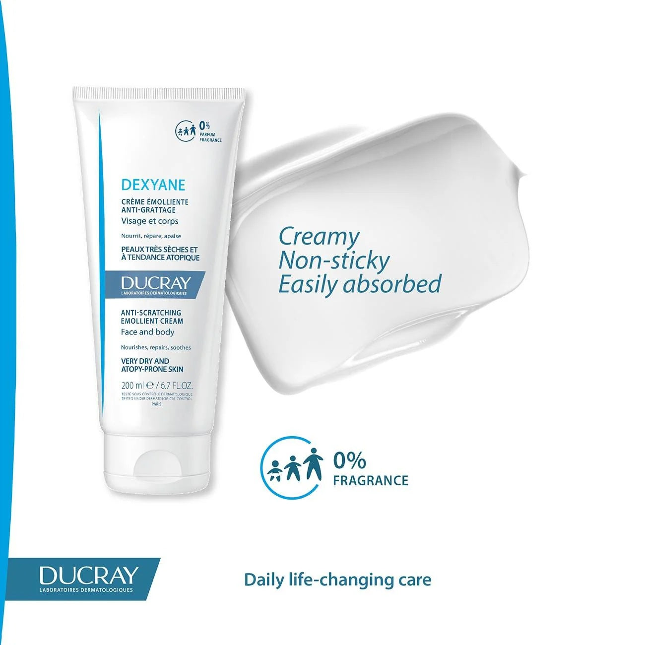 Ducray Dexyane Emollient Cream for Eczema-Prone, Dry & Sensitive Skin-4