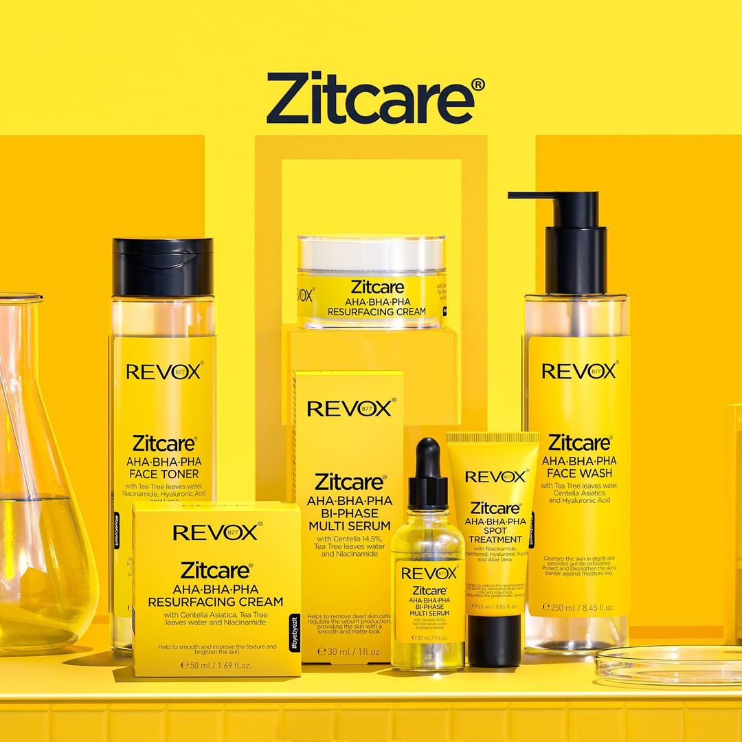 REVOX B77 JUST Zitcare AHA BHA PHA Face Wash for Gentle Exfoliation 250ml-3