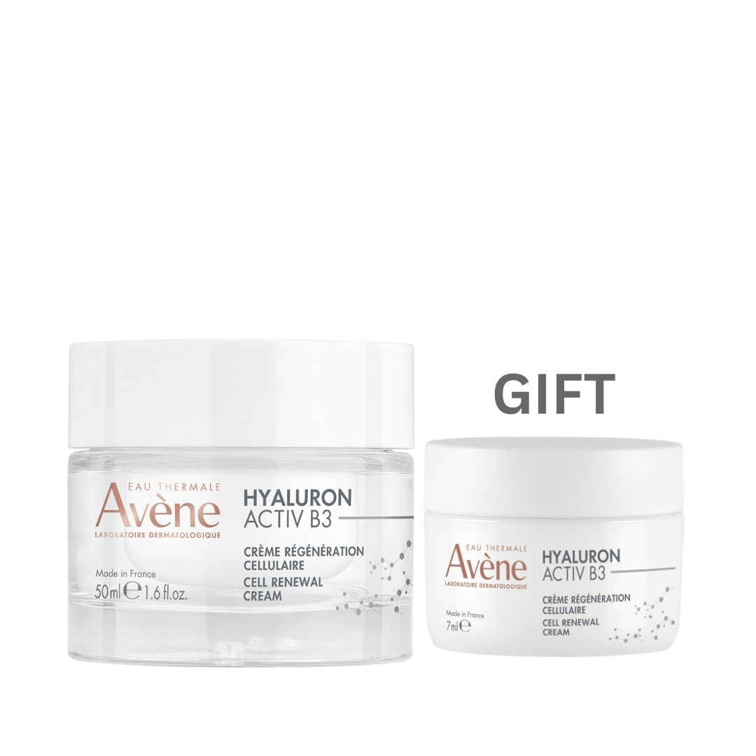 Avene Hyaluron Activ B3 Cell Renewal Cream 50ml + Get Free Hyaluron Activ B3 Day Cream 7ml-1