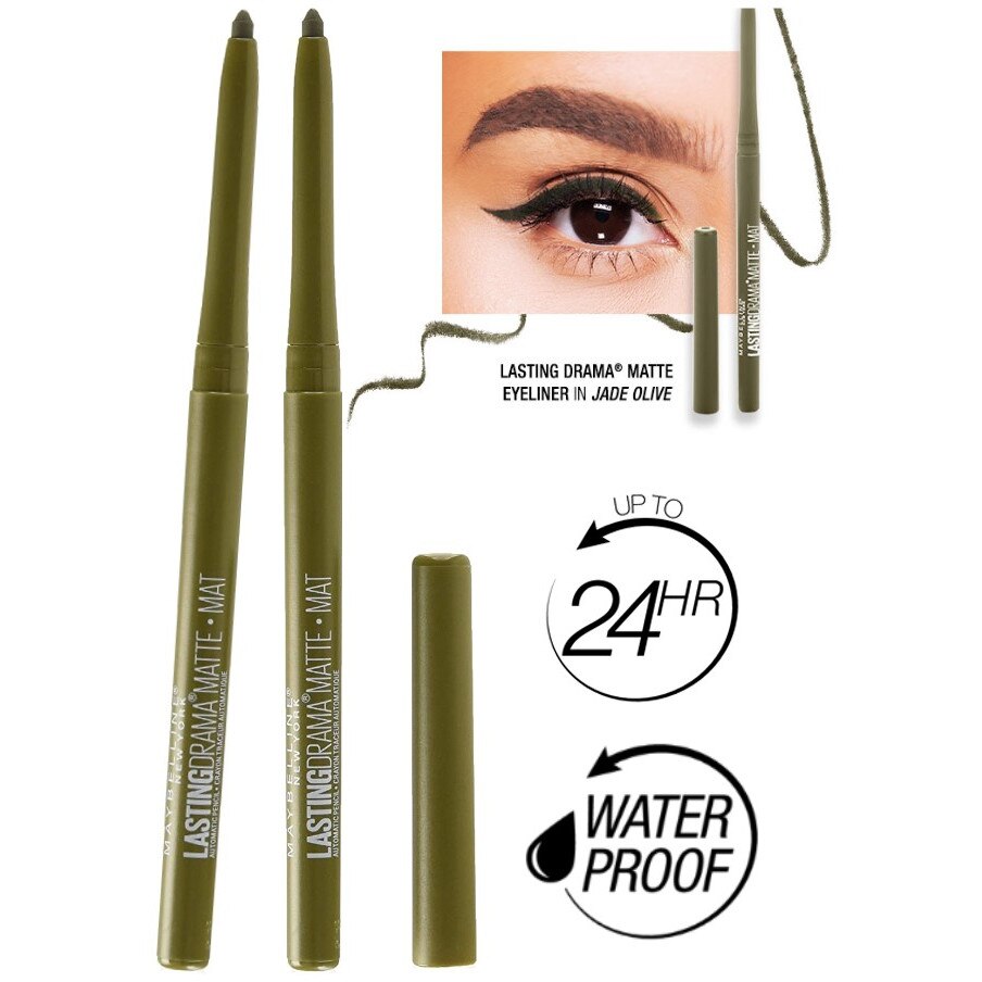Maybelline Lasting Drama Carbon Matte Eyeliner – Intense, Long-Lasting Matte Finish-2