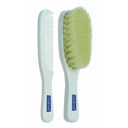 OPTIMAL HAIR BRUSH&COMB SET-1