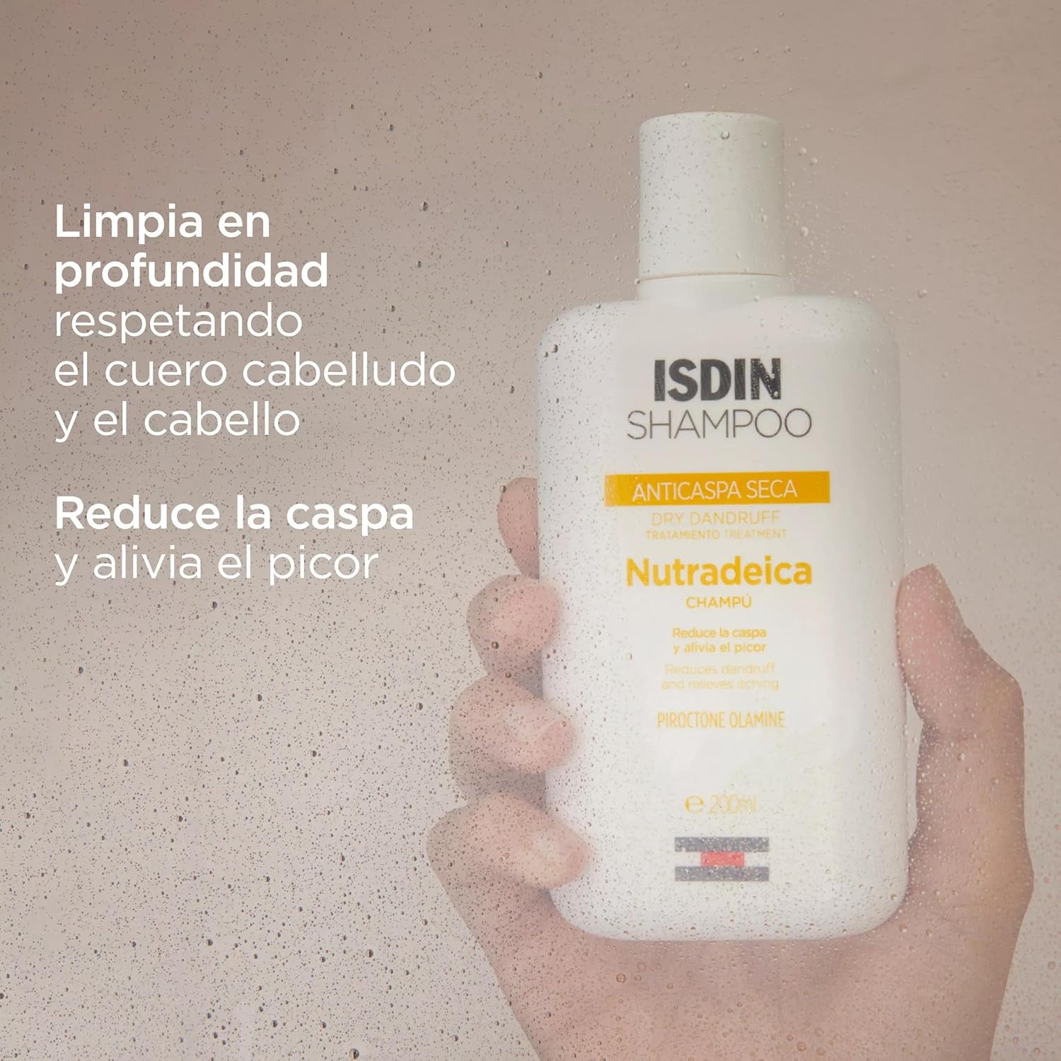 ISDIN Nutradeica Dry Dandruff Shampoo 200ml | Dandruff Control Shampoo for Dry Scalp and Itchy Skin-4