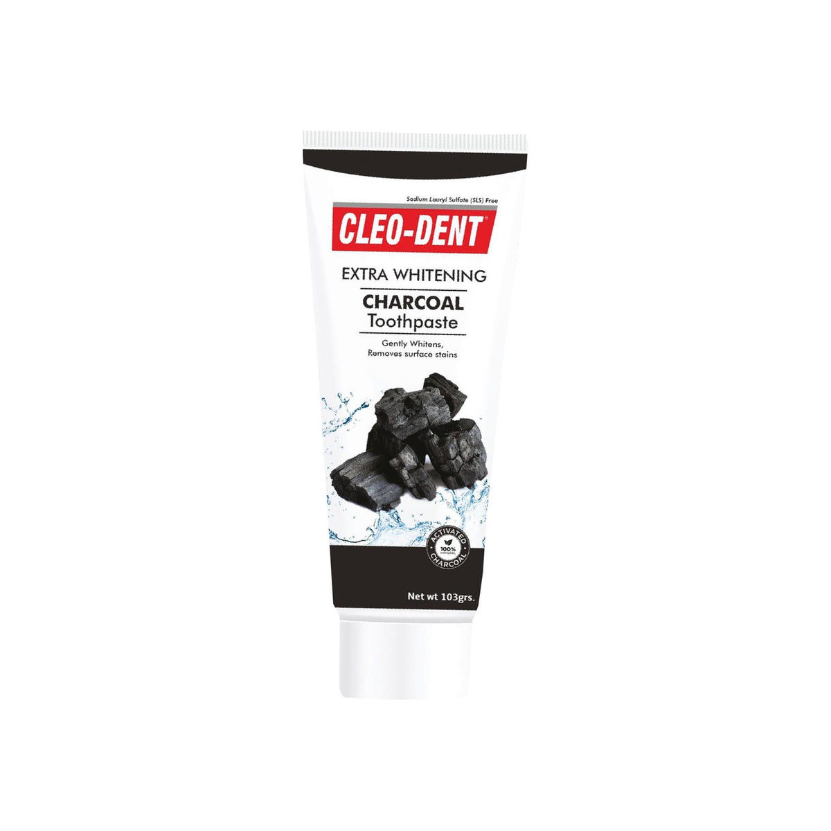 Cleo-Dent Extra Whitening Charcoal Toothpaste – Natural Teeth Whitening-2