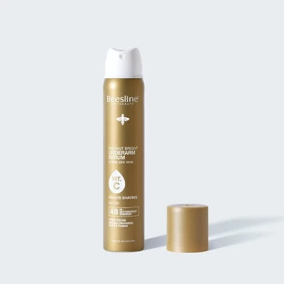Beesline Radiant Bright Underarm Deodorant Serum with Vitamin C – 48-Hour Antiperspirant & Skin Brightening Spray, 150ml-2