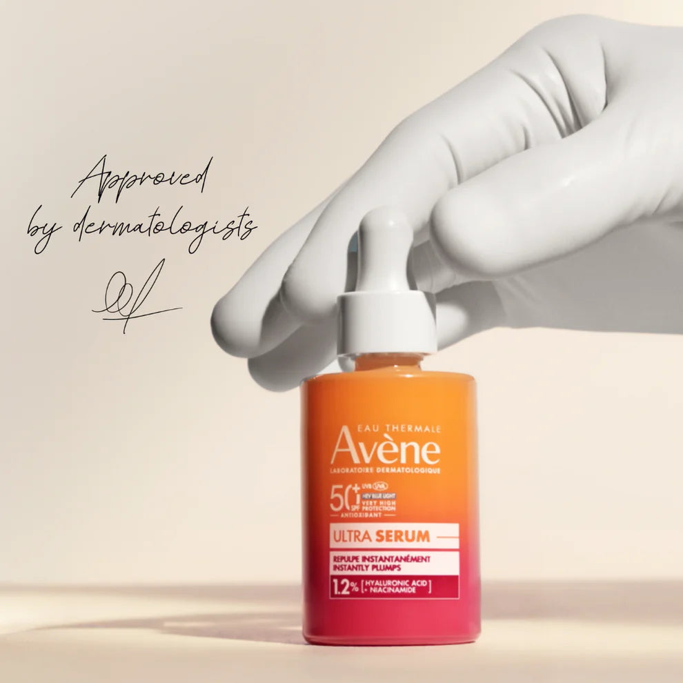 Avene Ultra Serum SPF 50+ Antioxidant Daily Protective Serum with Hyaluronic Acid and Niacinamide