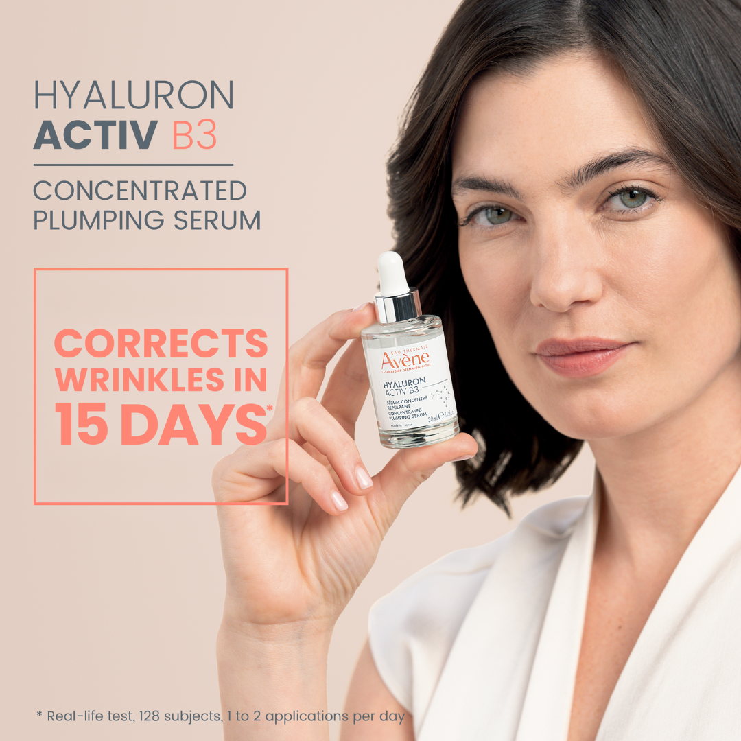 Avene Hyaluron Activ B3 Aqua Cream-in-Gel 50ml + Avene Hyaluron Activ B3 Plumping Serum 10ml Get Free – Skin Renewal & Plumping Set