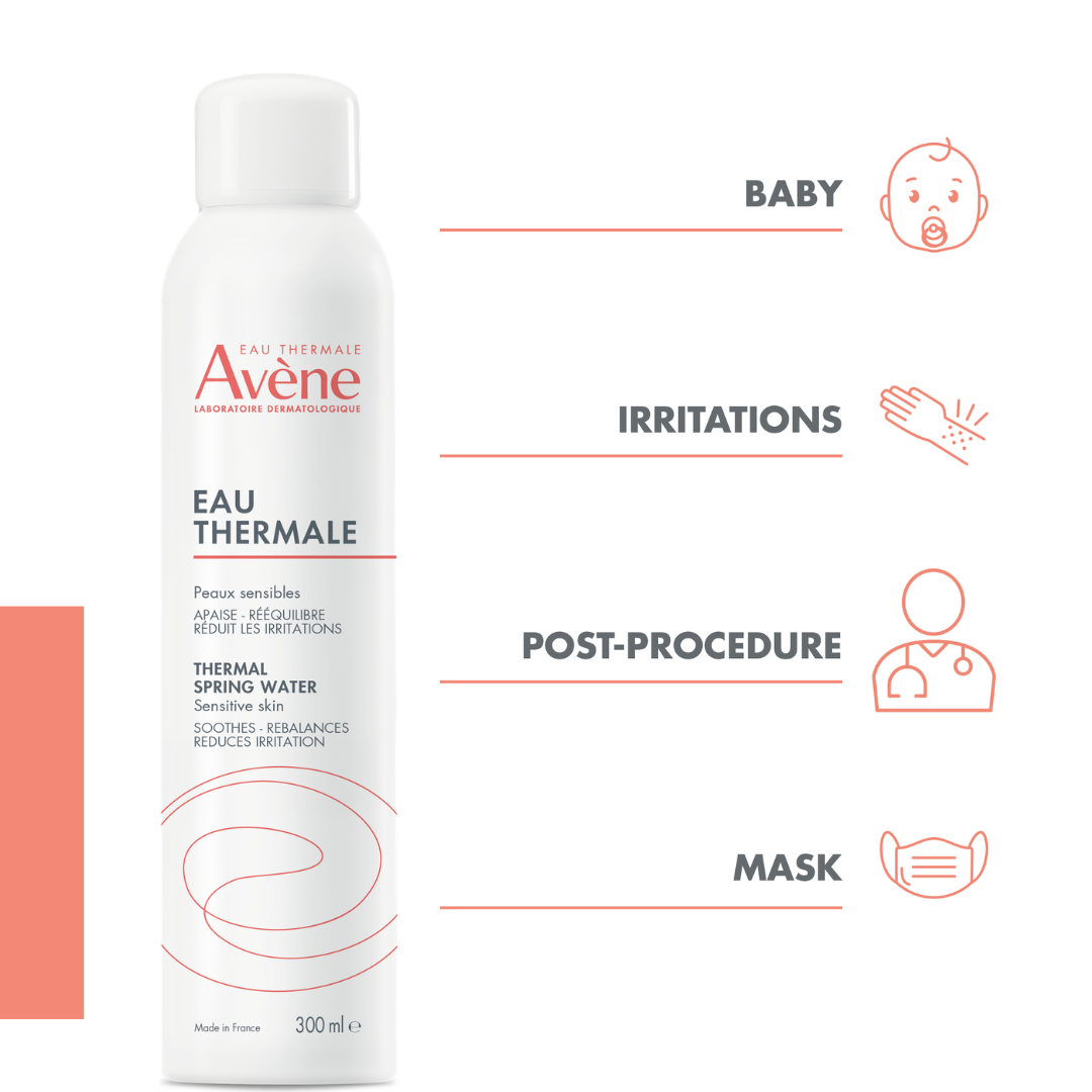 Avene High Protection Tinted Cream SPF50 50ml + Avene High Protection Invisible Sun Spray SPF50 200ml + Avene Thermal Spring Water 300ml Get Free Tote Bag – Sea Safe & Sun Set